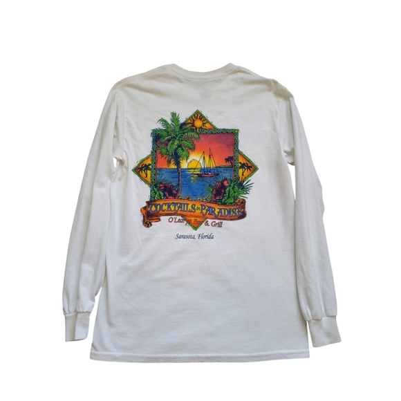 ☕ Gildan Long Sleeve T-shirt Marine Graphic - Picture 2 of 8